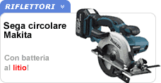 Motopompa autodescante Sega circolare Makita