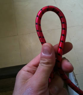 Dettaglio corda elastica