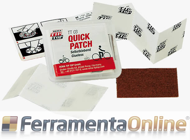 Kit 6 toppe autoadesive ripara TipTop