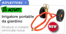 Irrigatore rotante da giardino Irrigatore Agrati