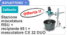 Mescolatore elettrico completo di stazione miscelatura Stazione miscelatura completa di miscelatore due fruste e recipiente