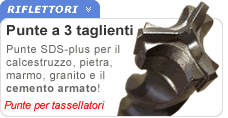 Punta widia per materiali duri diager Punta widia booster e twister diager