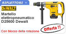 Martello demolitore Dewalt Martello demolitore elettropneumatico Dewalt D25600 attacco SDS-Max