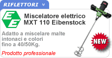 Mescolatore elettico MXT 110 Eibenstock Miscelatore elettrico professionale per malte