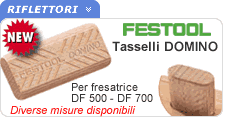 Tasselli DOMINO Tasselli giunzione DOMINO