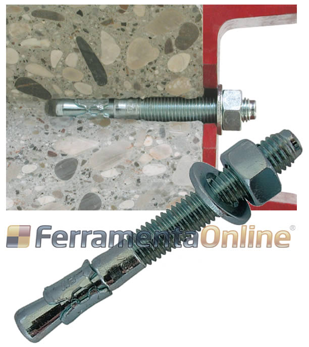 Tassello acciaio passante FM753 Friulsider