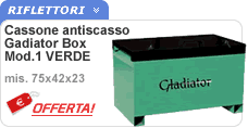 Cassone antiscasso Gladiator Box Cassone antiscasso Gladiator box