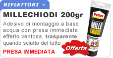 Pattex Millechiodi Trasparente tubo 200 g