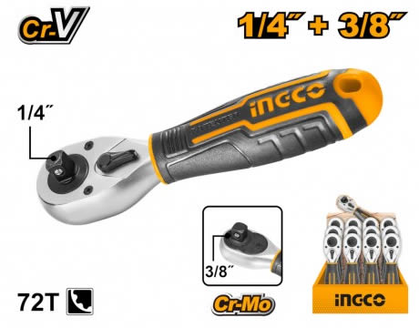 Cricchetto reversibile 72 denti HRTH081438 Ingco