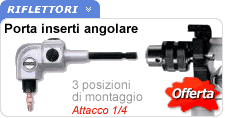 Portainserti angololare Porta inserti ad angolo