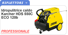 Idropulitrice a caldo Karcher HDS 550C Idropulitrice professionale