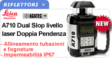 Livello laser A710 Agatec-Leica Livello laser a doppia pendenza impermeabile IP67 A710 Leica Geosystem