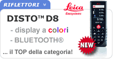 Misuratore laser DISTO D8 distanziometro laser Leica DISTO D8