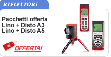 Pacchetto klivello laser Lino + Diso A3 o Diso A5 Pacchetto klivello laser Lino + Diso A3 o Diso A5