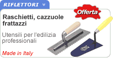 Cazzuole e frattazzi professionali