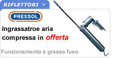 Ingrassatore ad aria compressa per grasso sfuso