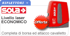 Livello laser autolivellante a croce Livello laser a croce autolivellante Sola X2