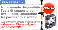 Trapano avvitatore a batteria Hitachi DS18DVF3 Offerta livello laser con asta FL600