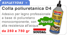 Colla poliuretanica D4 Soudal