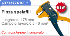 Spelacavi automatico con tagliacavi incorporato Topex
