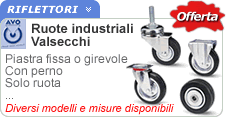 Ruote industriali Valsecchi Ruote per il trasporto AVO Valsecchi
