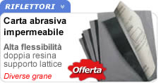 Fogli carta abrasiva Carta abrasiva doppia resina