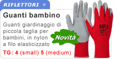 Guanti bambino taglie piccole