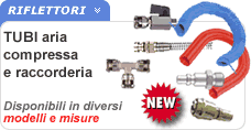 Raccordi e tubi per mandata aria compressa Raccordi e tubi per mandata aria compressa