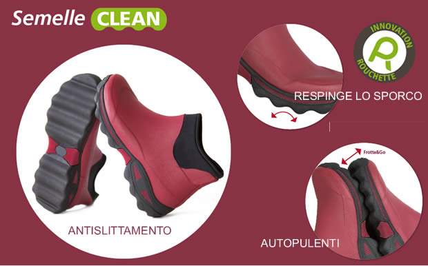 Dettagli suola Clean Land