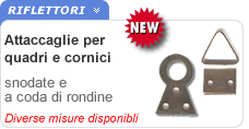 Attaccaglie per quadri e cornici Attaccaglie per quadri e cornici