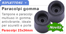 Paracolpi gomma 23x24mm
