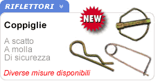 Coppiglie minuteria metallica, coppiglie