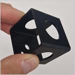 Multi Cube verniciato nero