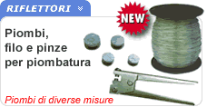 Piombi e pinze per imballaggio Piombi per imballo