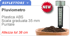 Pluviometro con puntale
