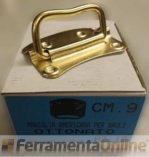 Maniglie baule finitura ottone