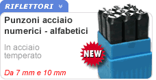 Serie punzoni in acciaio Serie punzoni in acciaio