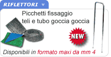 Picchetti ferro zincato ad U Fili zincato e plasticato